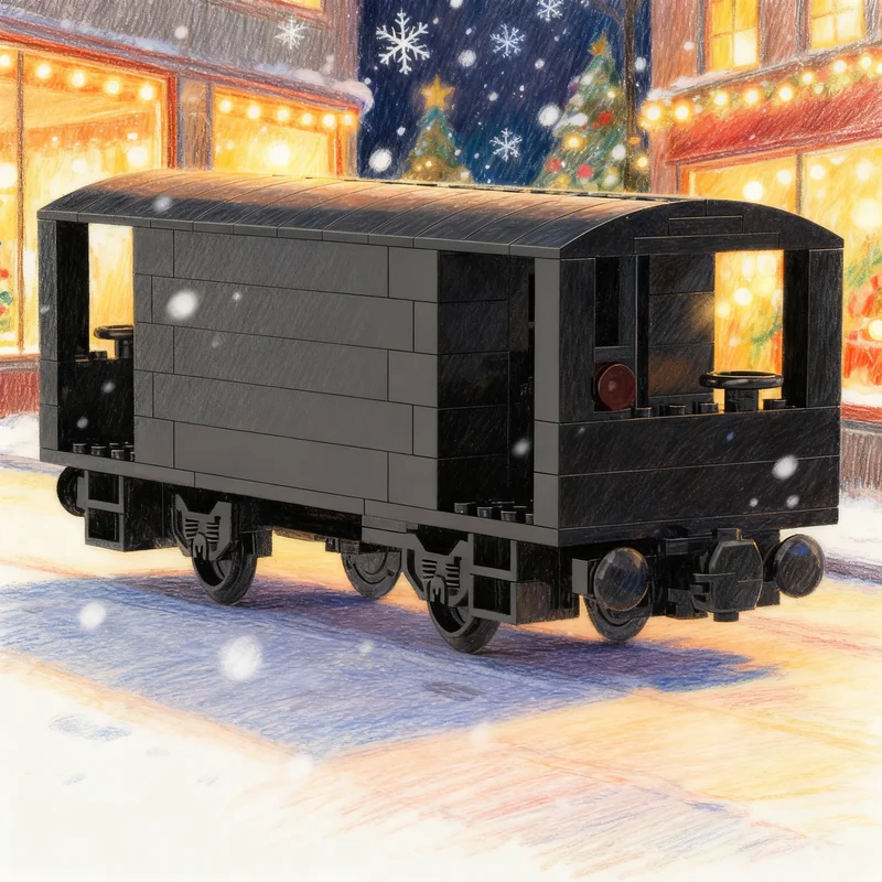 112pcs MOC Train Break Van Model Building Blocks Architecture Assemble DIY Christmas Gifts Creative Idea Brick Toys Education
112pcs MOC Train Break Van Model Building Blocks Architecture Assemble DIY Christmas Gifts Creative Idea Brick Toys Education