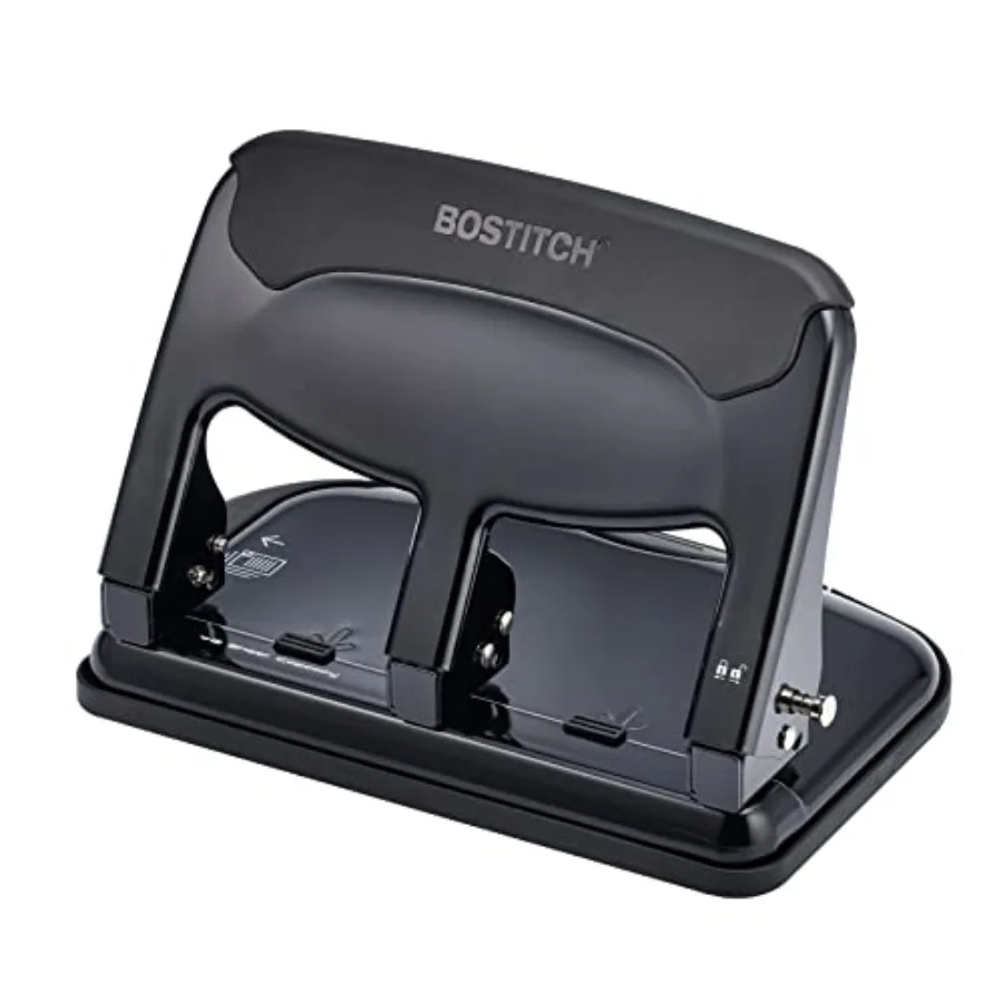 Office EZ Squeeze Heavy Duty 3-Hole Punch for Home Office and School, 40-Sheet Capacity, One-Touch Reduced Force, Sleek Design
Office EZ Squeeze Heavy Duty 3-Hole Punch for Home Office and School, 40-Sheet Capacity, One-Touch Reduced Force, Sleek Design
