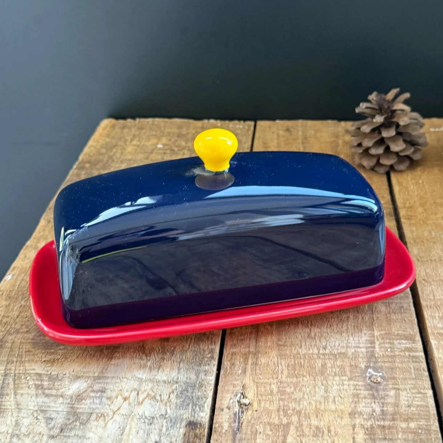 Retro Deep Blue Ceramic Butter Dish with Lid Creative American Style Dessert Plate Color Matched Small Tray under 100 Dollars
Retro Deep Blue Ceramic Butter Dish with Lid Creative American Style Dessert Plate Color Matched Small Tray under 100 Dollars