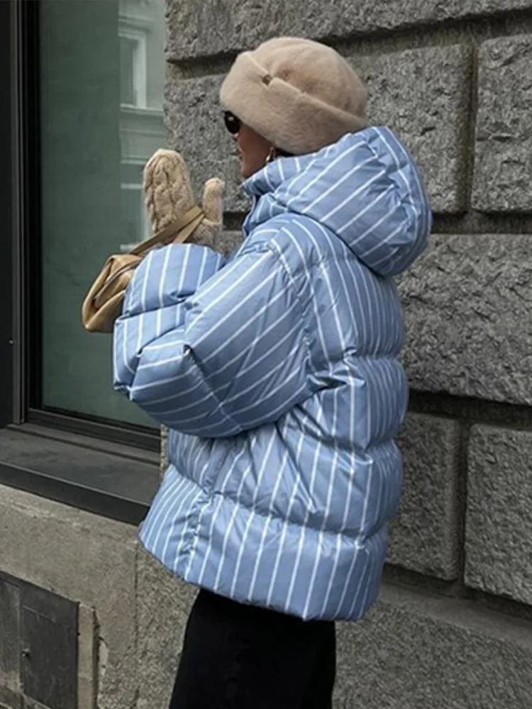 Хлопковые куртки с капюшоном, женские зимние утепленные полосатые парки, модный дизайн, хлебная куртка, повседневные свободные пальто на молнии с капюшоном Y2k
Хлопковые куртки с капюшоном, женские зимние утепленные полосатые парки, модный дизайн, хлебная куртка, повседневные свободные пальто на молнии с капюшоном Y2k