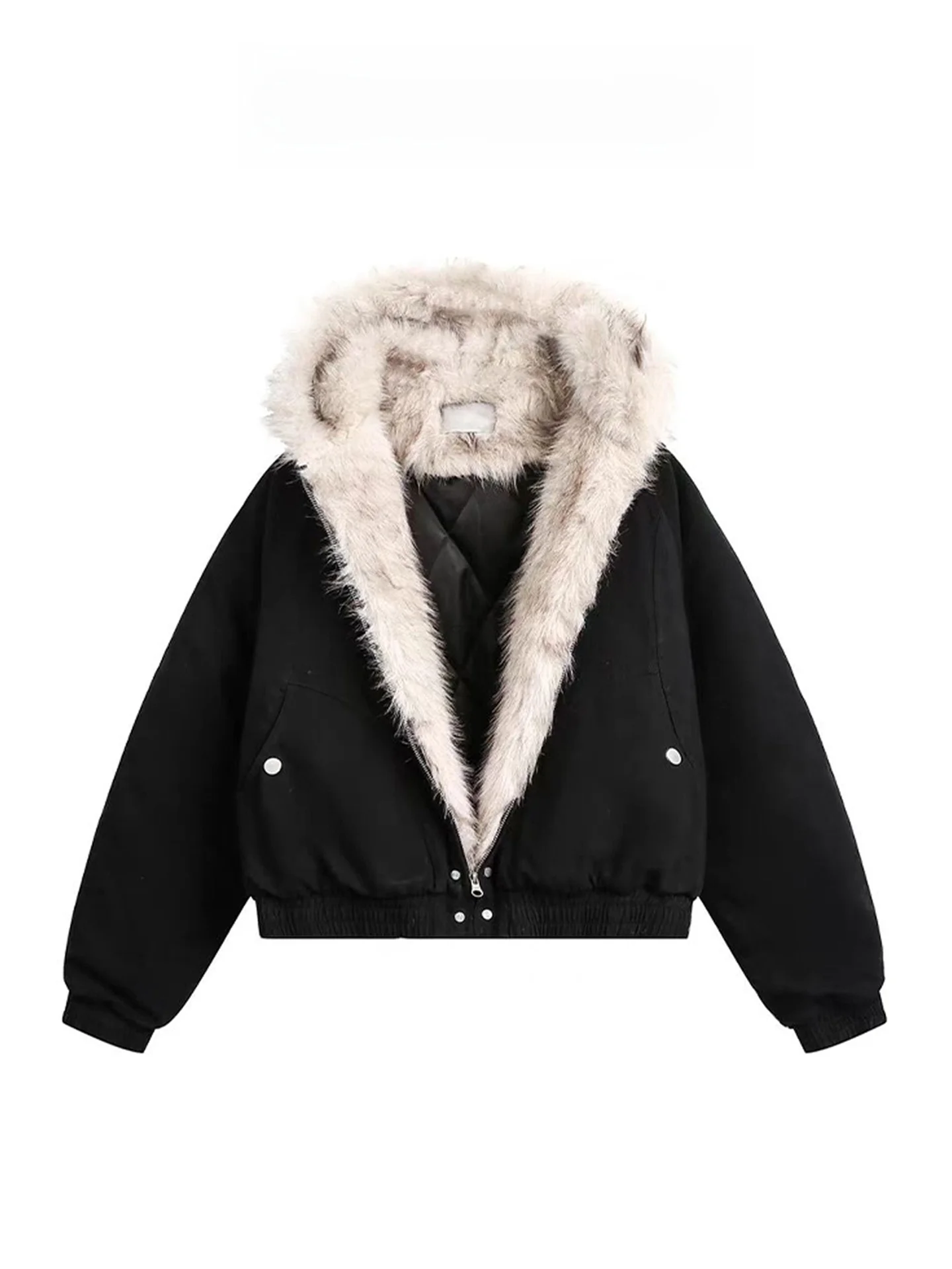 Женская утепленная парка с капюшоном, осенне-зимняя, свободного кроя, хлопковая, модная, для повседневной носки, на молнии, укороченная
Женская утепленная парка с капюшоном, осенне-зимняя, свободного кроя, хлопковая, модная, для повседневной носки, на молнии, укороченная