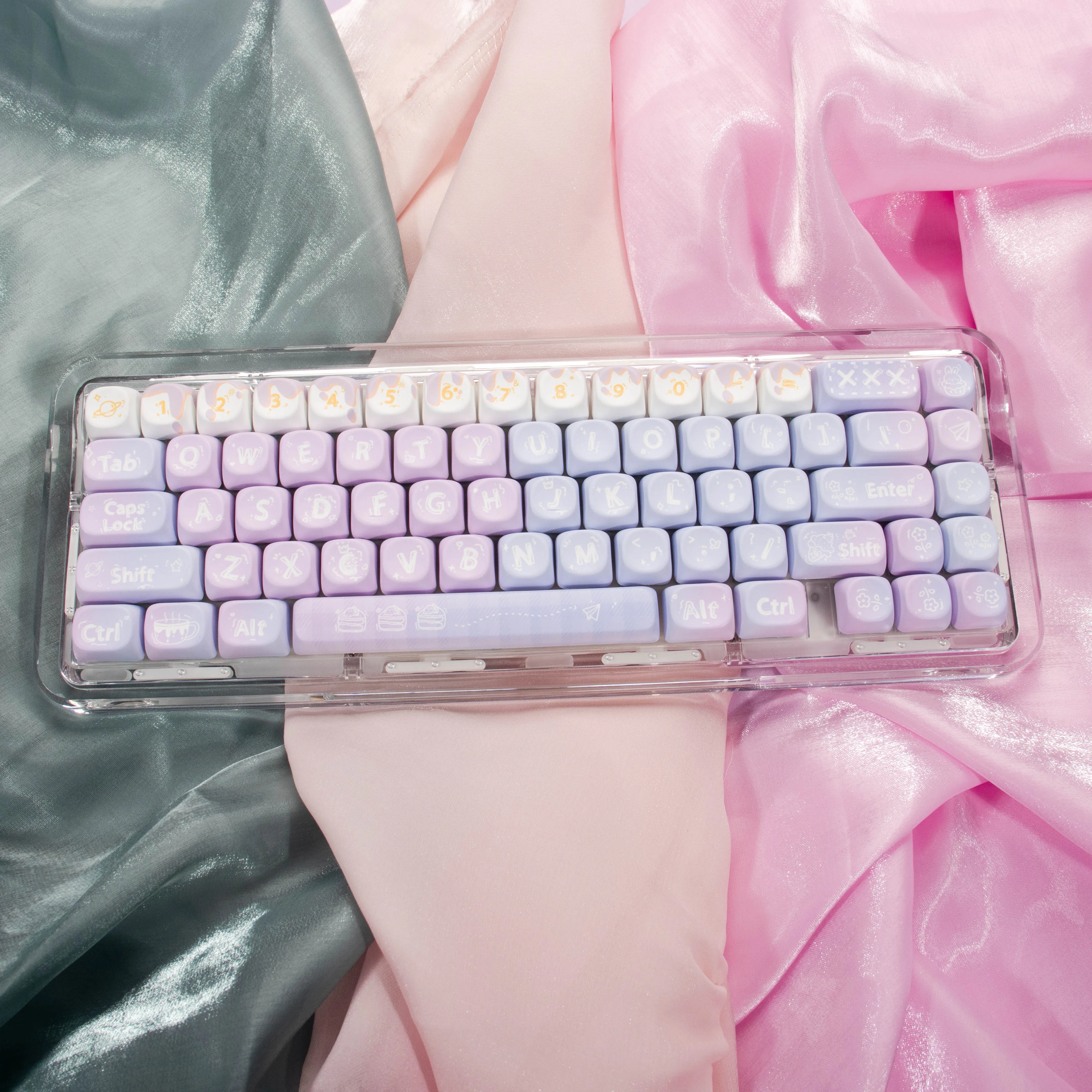 126 клавиш, фиолетовые колпачки для клавиш Dream Dye Sub PBT, колпачки для клавиш с профилем MOA для переключателей Cherry Gateron MX, механические клавиатуры
126 клавиш, фиолетовые колпачки для клавиш Dream Dye Sub PBT, колпачки для клавиш с профилем MOA для переключателей Cherry Gateron MX, механические клавиатуры