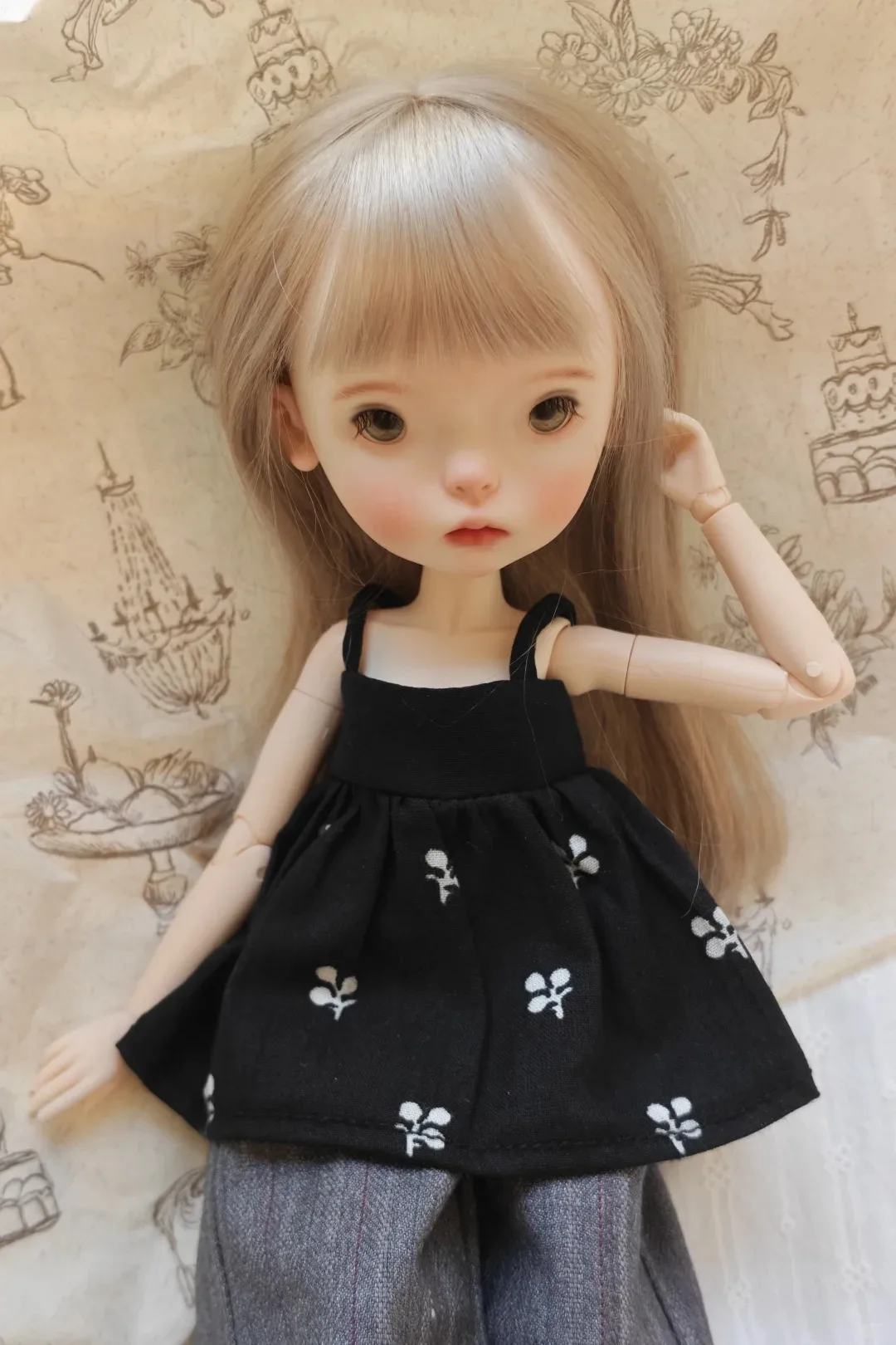 New 26.5cm Cute Boy bjd Doll 1/6 sd joint landoudou toot Beak Nude Baby xiaop Resin Sweet wine spot makeup
New 26.5cm Cute Boy bjd Doll 1/6 sd joint landoudou toot Beak Nude Baby xiaop Resin Sweet wine spot makeup