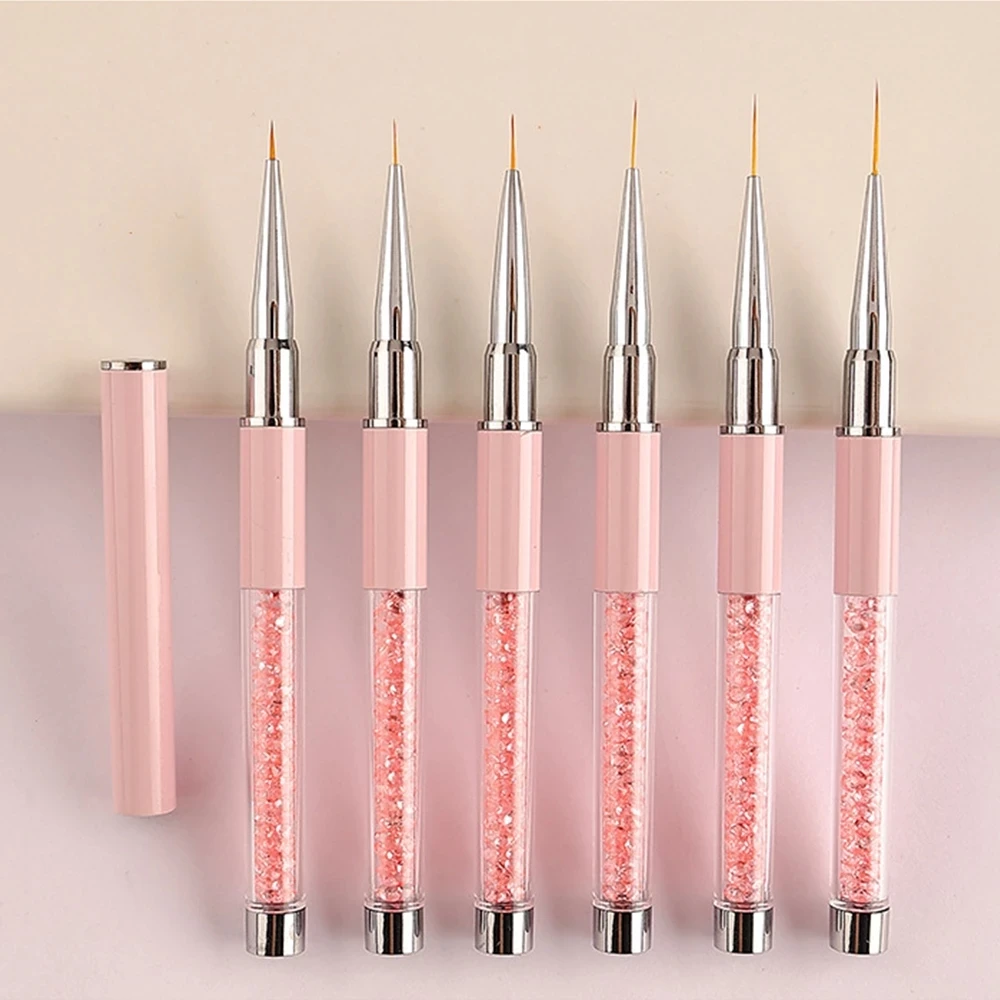 Pink Nail Art Brushse Pen Lines Stripe Flower Painting Drawing Pen Acrylic UV Gel Extension Grids Nail Brush Manicure Tools 1PCS
Pink Nail Art Brushse Pen Lines Stripe Flower Painting Drawing Pen Acrylic UV Gel Extension Grids Nail Brush Manicure Tools 1PCS