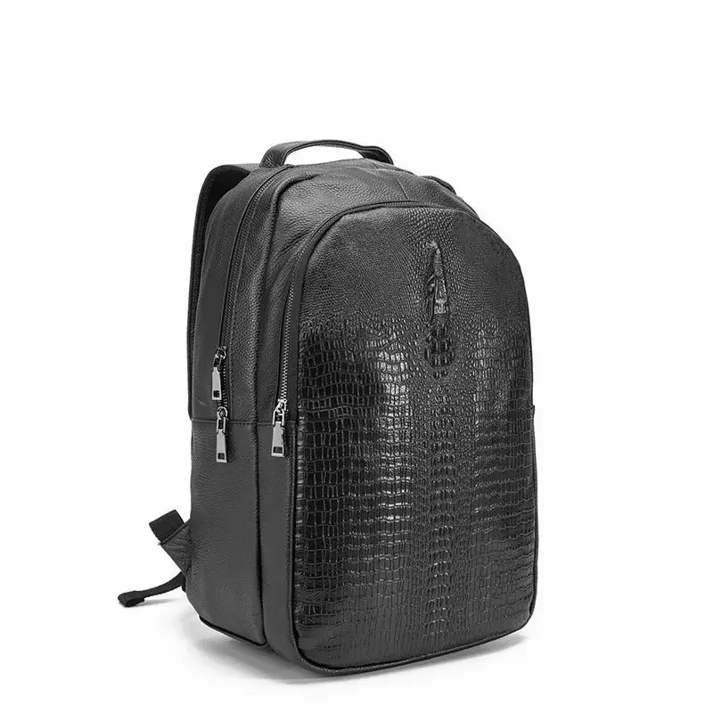 2024 New Luxury Brand Alligator Real Genuine Leather Men Backpacks Student Backpack Boy Luxury 15.6 Inch Computer Laptop Bag
2024 New Luxury Brand Alligator Real Genuine Leather Men Backpacks Student Backpack Boy Luxury 15.6 Inch Computer Laptop Bag