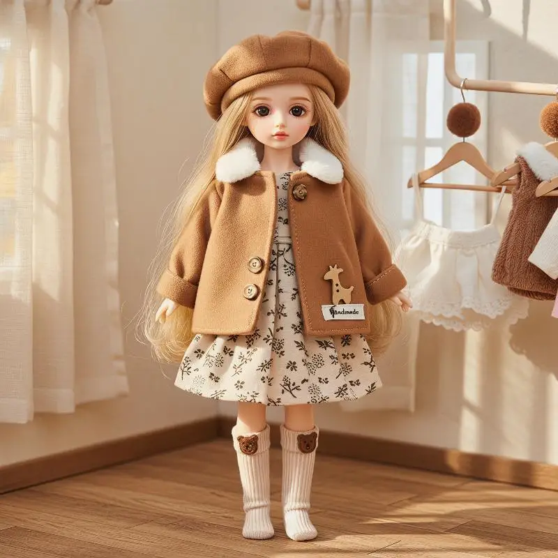 1 Set 1/6 Doll Fashion Outfit Kit 30cm Doll Clothes Pretty Dress Hat Winter Coat Girl Toy Gift Doll Accessory No Shoes And Doll
1 Set 1/6 Doll Fashion Outfit Kit 30cm Doll Clothes Pretty Dress Hat Winter Coat Girl Toy Gift Doll Accessory No Shoes And Doll