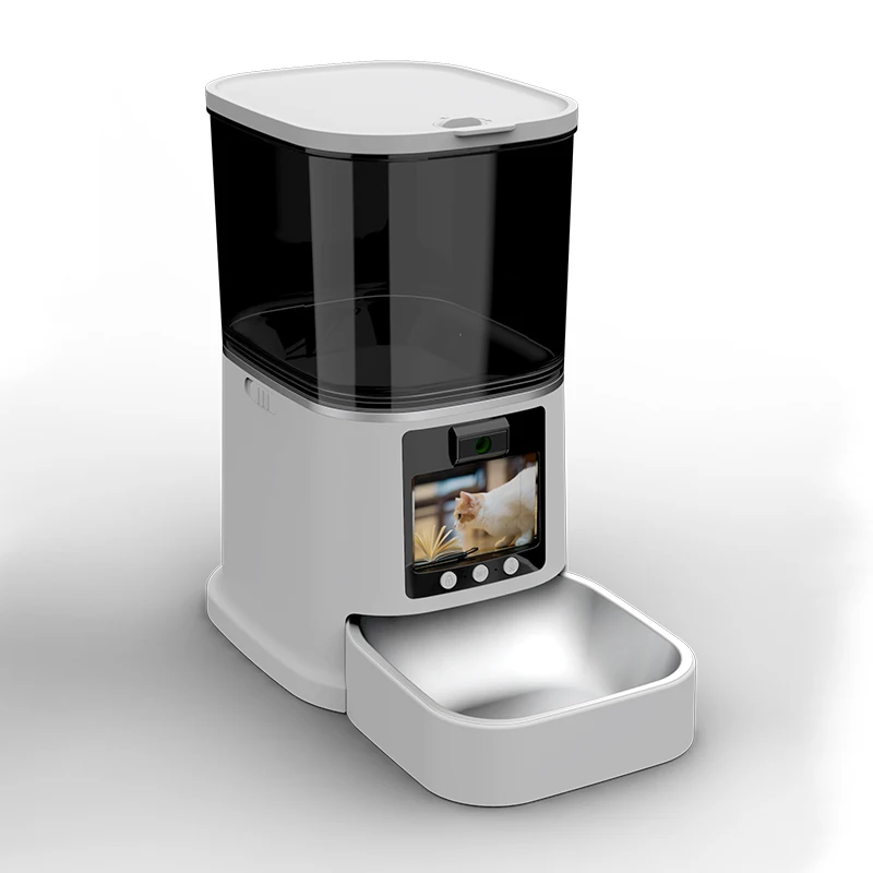 Smart App Pet Feeder Automatic Pet Feeder with Ca-mera 5L Smart ca-t Feeder Timed Automatic Food Dispenser
Smart App Pet Feeder Automatic Pet Feeder with Ca-mera 5L Smart ca-t Feeder Timed Automatic Food Dispenser