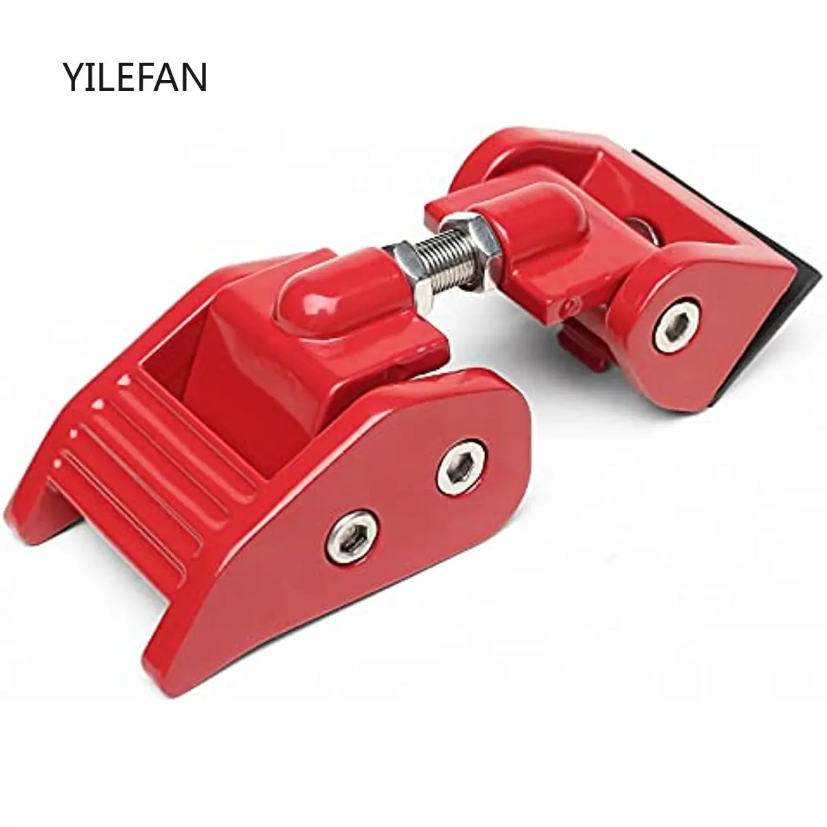 Комплект фиксаторов капота двигателя, 1 пара красного алюминия с регулируемой защелкой замка из нержавеющей стали, совместимый с Jeep Wrangler JK 2007-2017 гг. 
Комплект фиксаторов капота двигателя, 1 пара красного алюминия с регулируемой защелкой замка из нержавеющей стали, совместимый с Jeep Wrangler JK 2007-2017 гг.