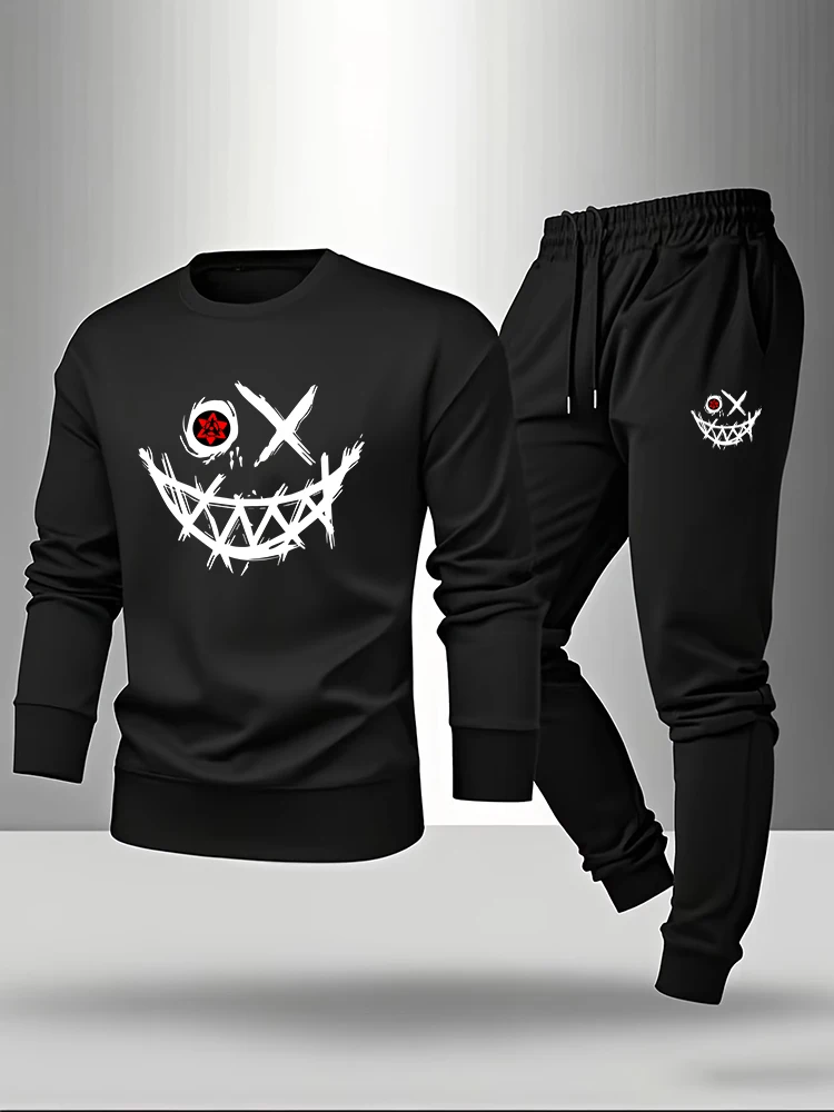Men's Pullover Set 2026 Fashion Print Longsleeve T-shirt + Sweatpants Spring Autumn Male Home Outdoor Comfort Warm Outfit
Men's Pullover Set 2026 Fashion Print Longsleeve T-shirt + Sweatpants Spring Autumn Male Home Outdoor Comfort Warm Outfit