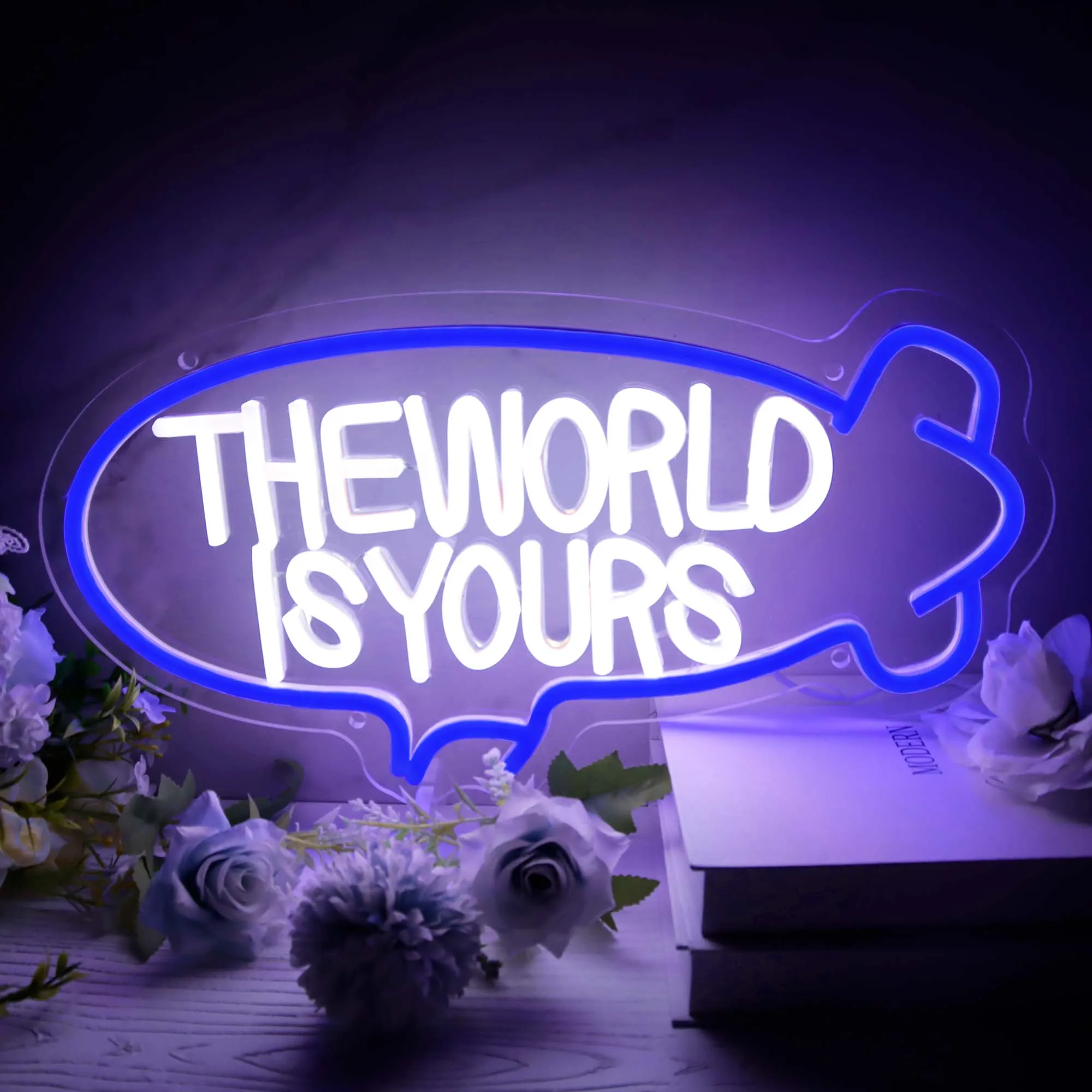 The World Is Yours Personalized Neon Lights Sign for Bedroom Party Birthday Living Room Christmas Bar LED Light Sign Wall Decor
The World Is Yours Personalized Neon Lights Sign for Bedroom Party Birthday Living Room Christmas Bar LED Light Sign Wall Decor