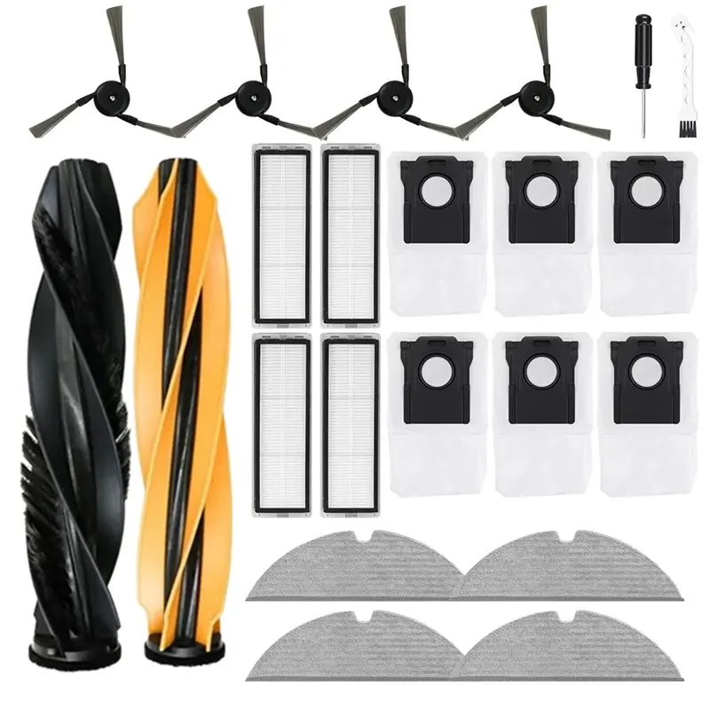 A39T-Vacuum Cleaner Replacement Parts For Dreame D20/D20 Plus/RLD35GA/RLD35GD- Main Brush, Side Brush, Filter, Mop Cloth, Dust B
A39T-Vacuum Cleaner Replacement Parts For Dreame D20/D20 Plus/RLD35GA/RLD35GD- Main Brush, Side Brush, Filter, Mop Cloth, Dust B