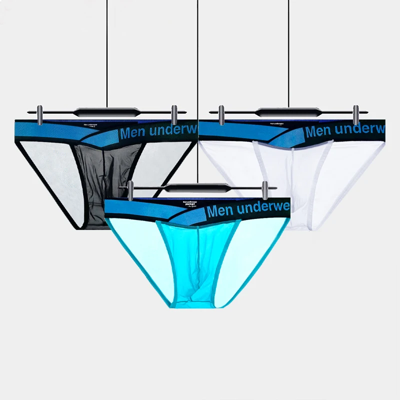 1PCS Transparent Mesh Briefs Man Summer Ultra-thin Underpants High Cut Male Briefs Panties Sissy Slips Gays Bikini Underwear
1PCS Transparent Mesh Briefs Man Summer Ultra-thin Underpants High Cut Male Briefs Panties Sissy Slips Gays Bikini Underwear