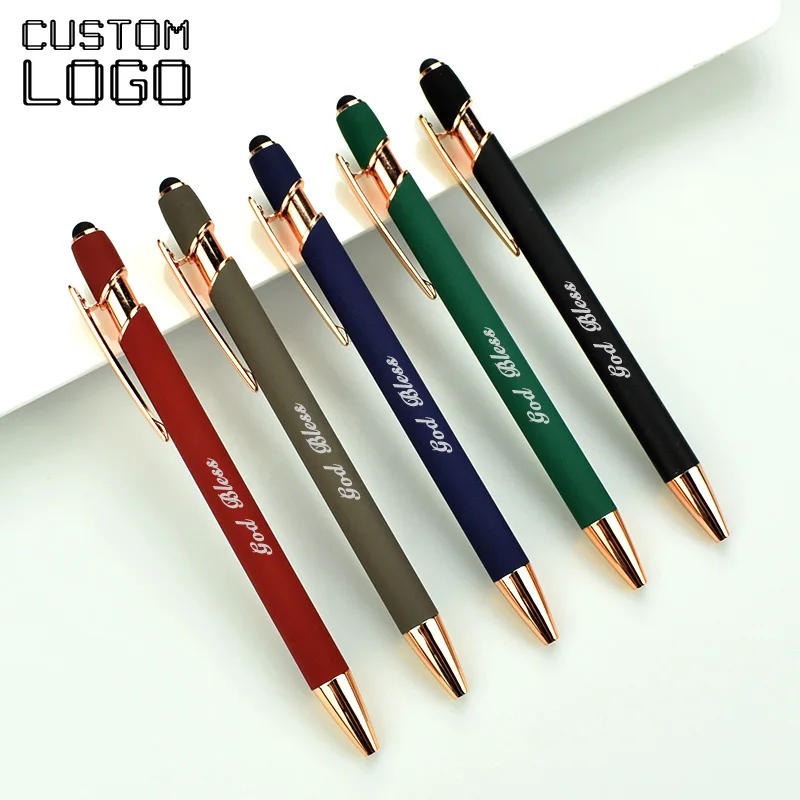 Fashion Metal Rose Gold Accessories Ballpoint Pens Laser Customization Personalized Logo Offices Accessories Students Stationery
Fashion Metal Rose Gold Accessories Ballpoint Pens Laser Customization Personalized Logo Offices Accessories Students Stationery