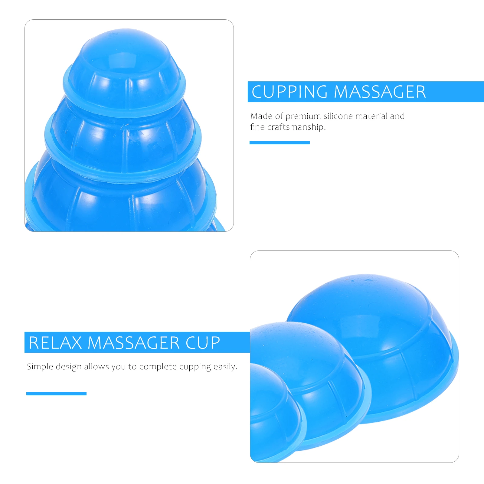 12pcs Silicone Cupping Device for Massage Facial Tools Soft Premium Material Body Muscle Relaxation Anti Cellulite Suction
12pcs Silicone Cupping Device for Massage Facial Tools Soft Premium Material Body Muscle Relaxation Anti Cellulite Suction