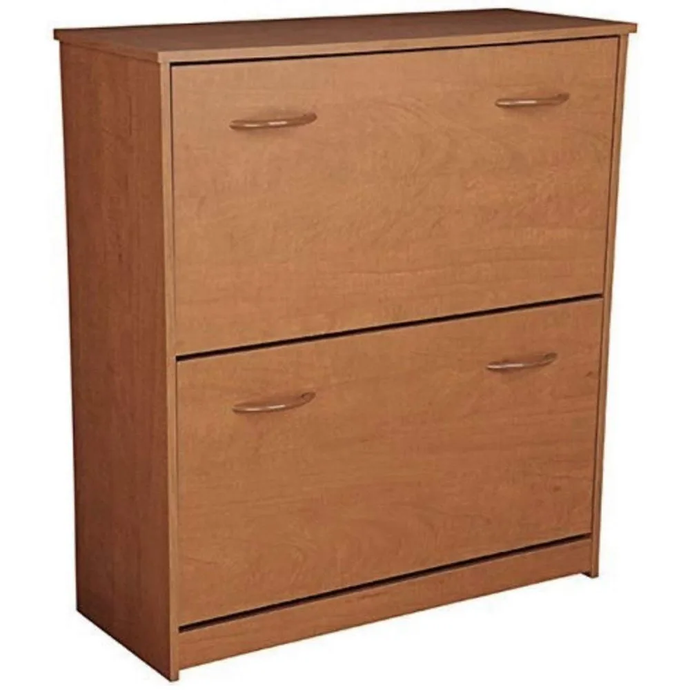Stackable Double Shoe Cabinet - Cherry, Customized
Stackable Double Shoe Cabinet - Cherry, Customized