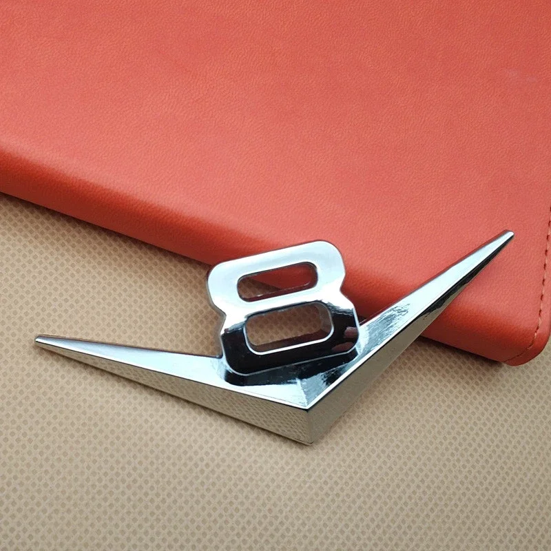 Metal V6 V8 Car Emblem Suitable for Body Trunk Tail Side Car Sticker Decal Decorative Accessories for Car Truck SUV Etc.
Metal V6 V8 Car Emblem Suitable for Body Trunk Tail Side Car Sticker Decal Decorative Accessories for Car Truck SUV Etc.