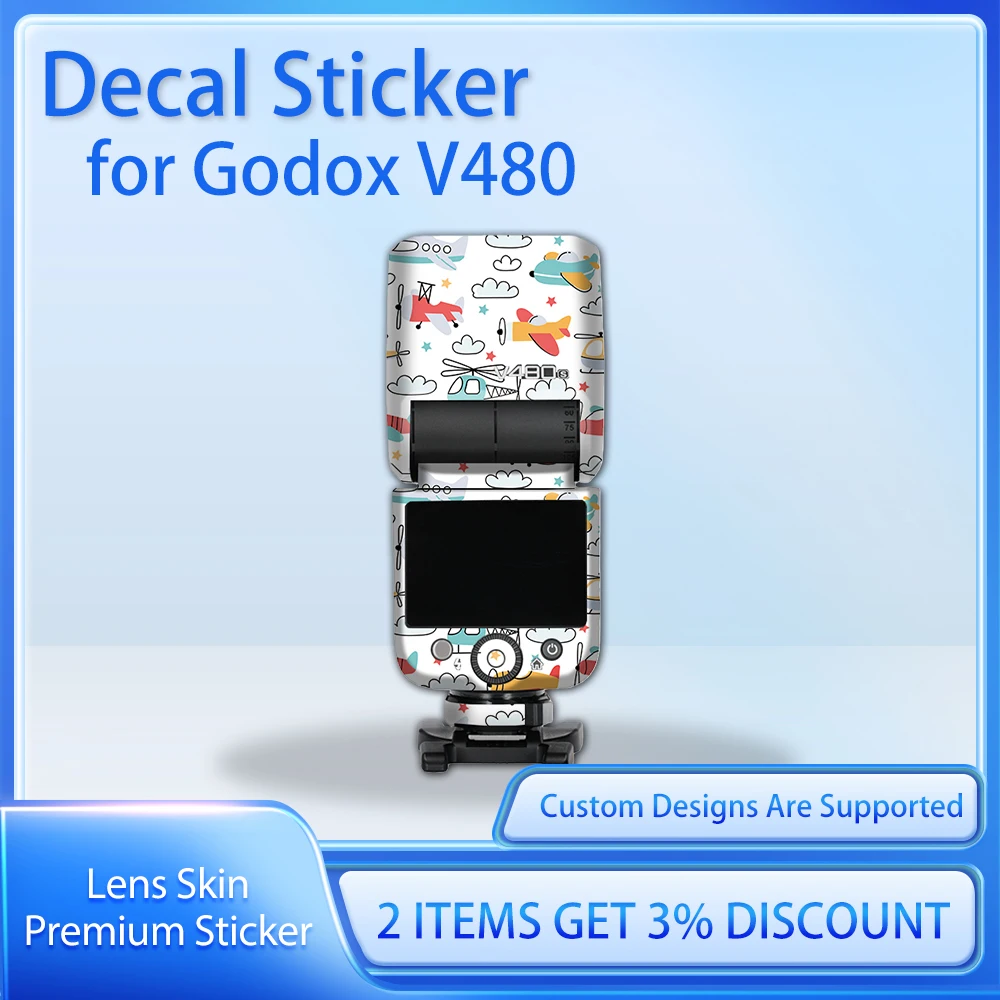 Для Godox V480 камера вспышка наклейка на кожу пленка обертка на кожу покрытая V480 наклейка на кожу защитная пленка
Для Godox V480 камера вспышка наклейка на кожу пленка обертка на кожу покрытая V480 наклейка на кожу защитная пленка
