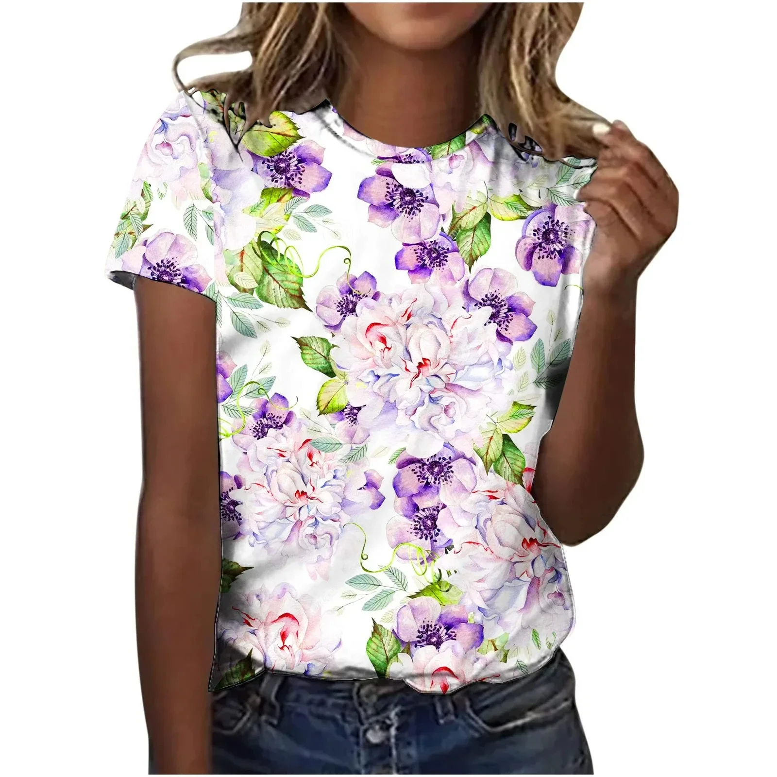Cute Flower Floral 3D Printed Women's T-Shirts Casual O-Neck Short Sleeve T Shirt Y2k Harajuku Tees Top Female Pullover Clothing
Cute Flower Floral 3D Printed Women's T-Shirts Casual O-Neck Short Sleeve T Shirt Y2k Harajuku Tees Top Female Pullover Clothing
