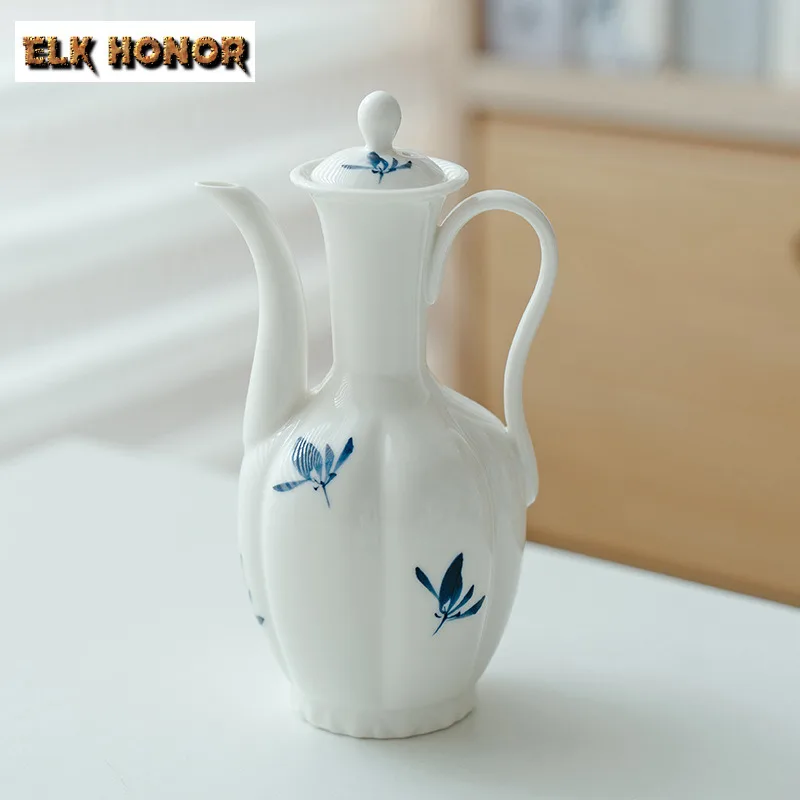 180ml Hand-painted Butterfly Orchid Teapot Retro Tea Infuser Pot Tea Brewing Kettle With Strainer Teaset Accessories Collection
180ml Hand-painted Butterfly Orchid Teapot Retro Tea Infuser Pot Tea Brewing Kettle With Strainer Teaset Accessories Collection
