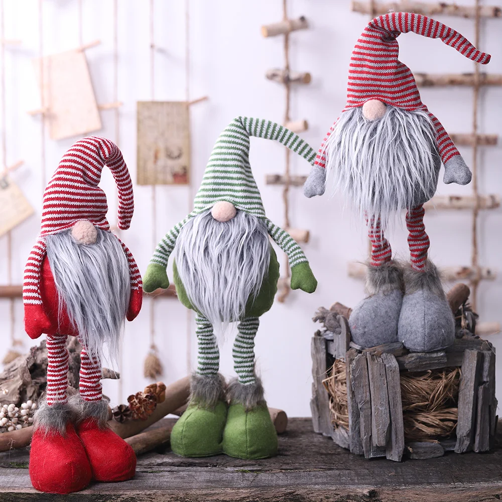 Christmas decorations striped telescopic faceless doll Christmas ornaments old man doll children gift decorations
Christmas decorations striped telescopic faceless doll Christmas ornaments old man doll children gift decorations