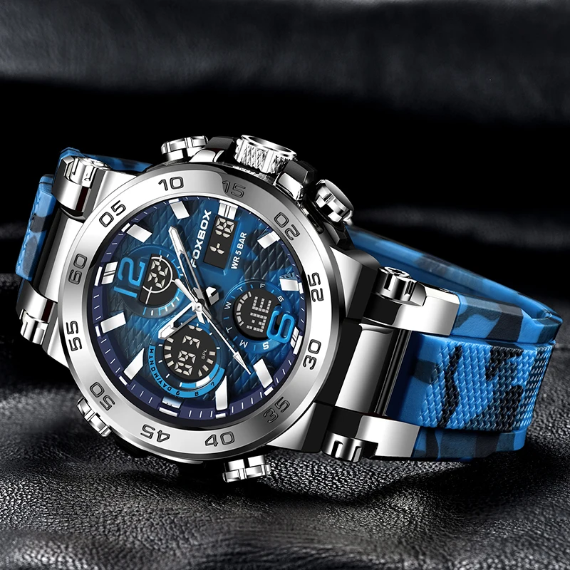 FOXBOX Бизнес Часы Мужские Роскошные Дайверские Спортивные Мужские Часы Модные Военные Водонепроницаемые Хронограф Кварцевые Наручные Часы Reloj Hombre
FOXBOX Бизнес Часы Мужские Роскошные Дайверские Спортивные Мужские Часы Модные Военные Водонепроницаемые Хронограф Кварцевые Наручные Часы Reloj Hombre