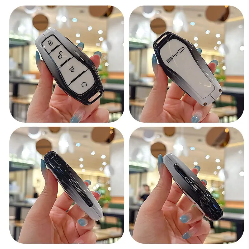 Premium Zinc Alloy Key Cover Case for BYD Song/Qin PLUS DMI/Dolphin/E2/Tang/Han EV/E3/Destroyer 05 - Protective Key Fob Shell
Premium Zinc Alloy Key Cover Case for BYD Song/Qin PLUS DMI/Dolphin/E2/Tang/Han EV/E3/Destroyer 05 - Protective Key Fob Shell
