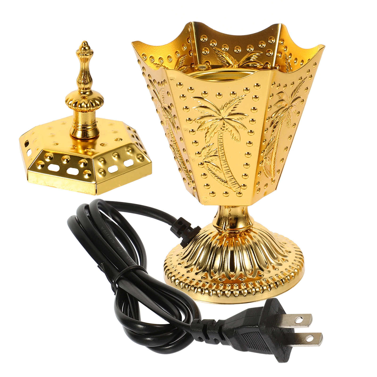 Electric Incense Burner Metal Censer Aroma Stove Decorative Vintage Holder Home Decor Lightweight Compact Size Safe Family
Electric Incense Burner Metal Censer Aroma Stove Decorative Vintage Holder Home Decor Lightweight Compact Size Safe Family