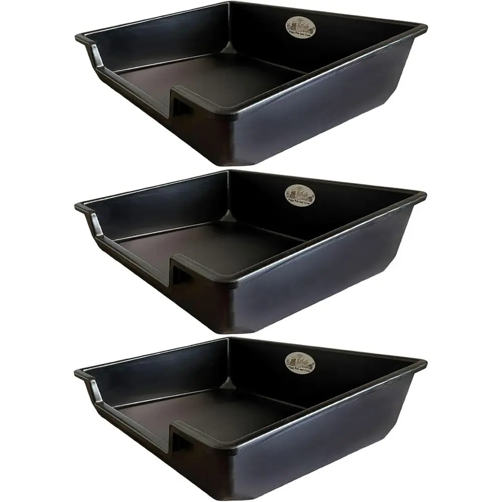 Spacious Litter Box for Large Pets or Compact Option for Small Animals (Set of 3)
Spacious Litter Box for Large Pets or Compact Option for Small Animals (Set of 3)
