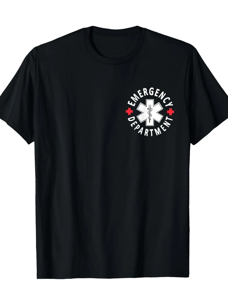 Emergency Department Medical with EMT/ED/ER Nursing Design,Cross&Star of Life-100%cotton short sleeve printed men's T-shirt.
Emergency Department Medical with EMT/ED/ER Nursing Design,Cross&Star of Life-100%cotton short sleeve printed men's T-shirt.