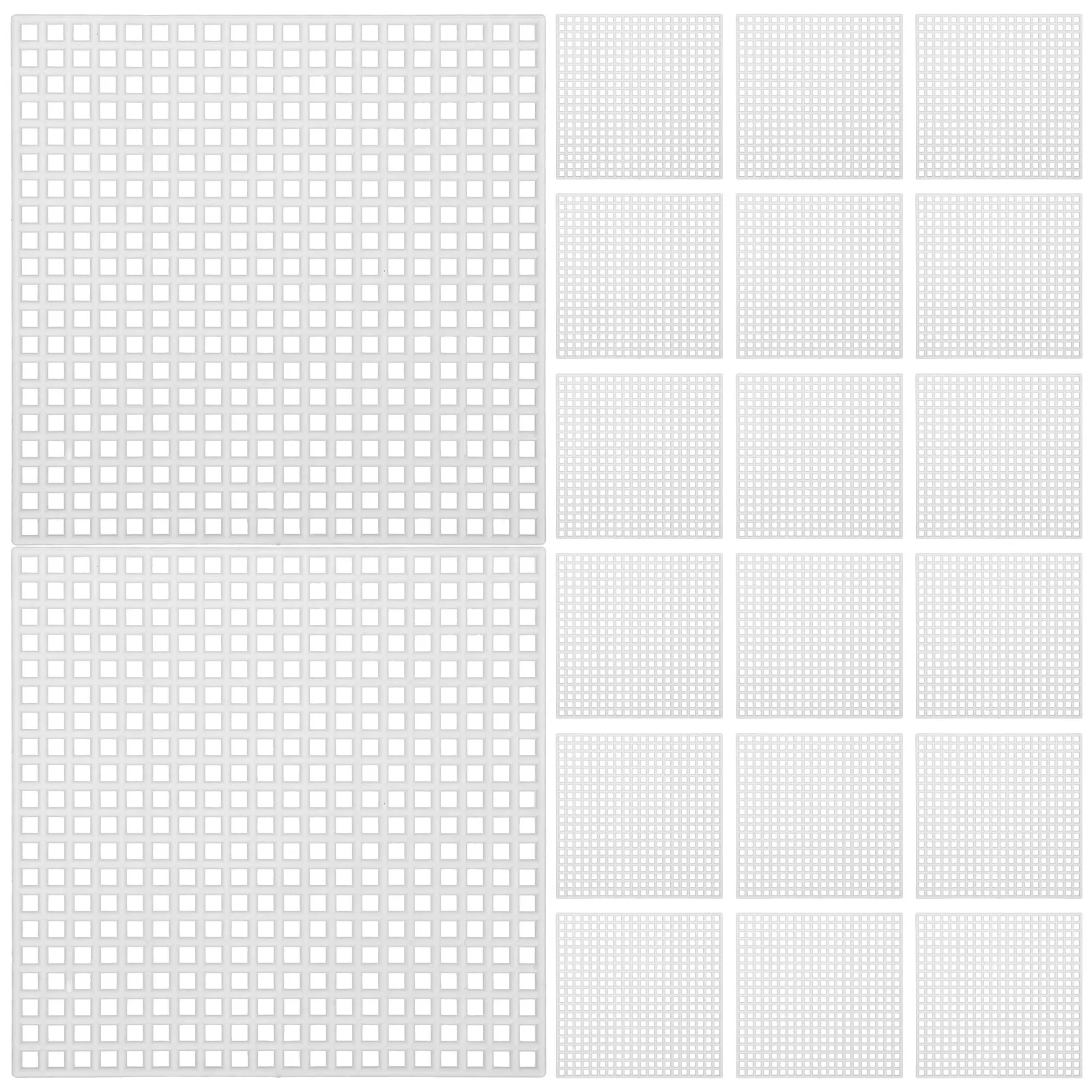 40Pcs Plastic Mesh Sheet Embroidery Grid 8x8cm 6 Count White Plastic Canvas Sheet Cross Stitch Needlepoint DIY Crafts Bag Making
40Pcs Plastic Mesh Sheet Embroidery Grid 8x8cm 6 Count White Plastic Canvas Sheet Cross Stitch Needlepoint DIY Crafts Bag Making
