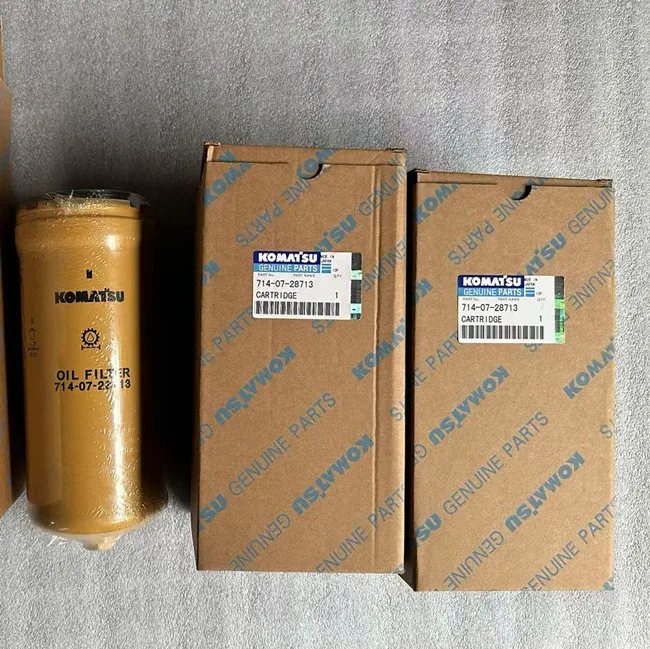 Transmission Cartridge Filter 714-07-28713 7140728713 for WA380-6 Wheel Loader Construction Machinery Parts
Transmission Cartridge Filter 714-07-28713 7140728713 for WA380-6 Wheel Loader Construction Machinery Parts