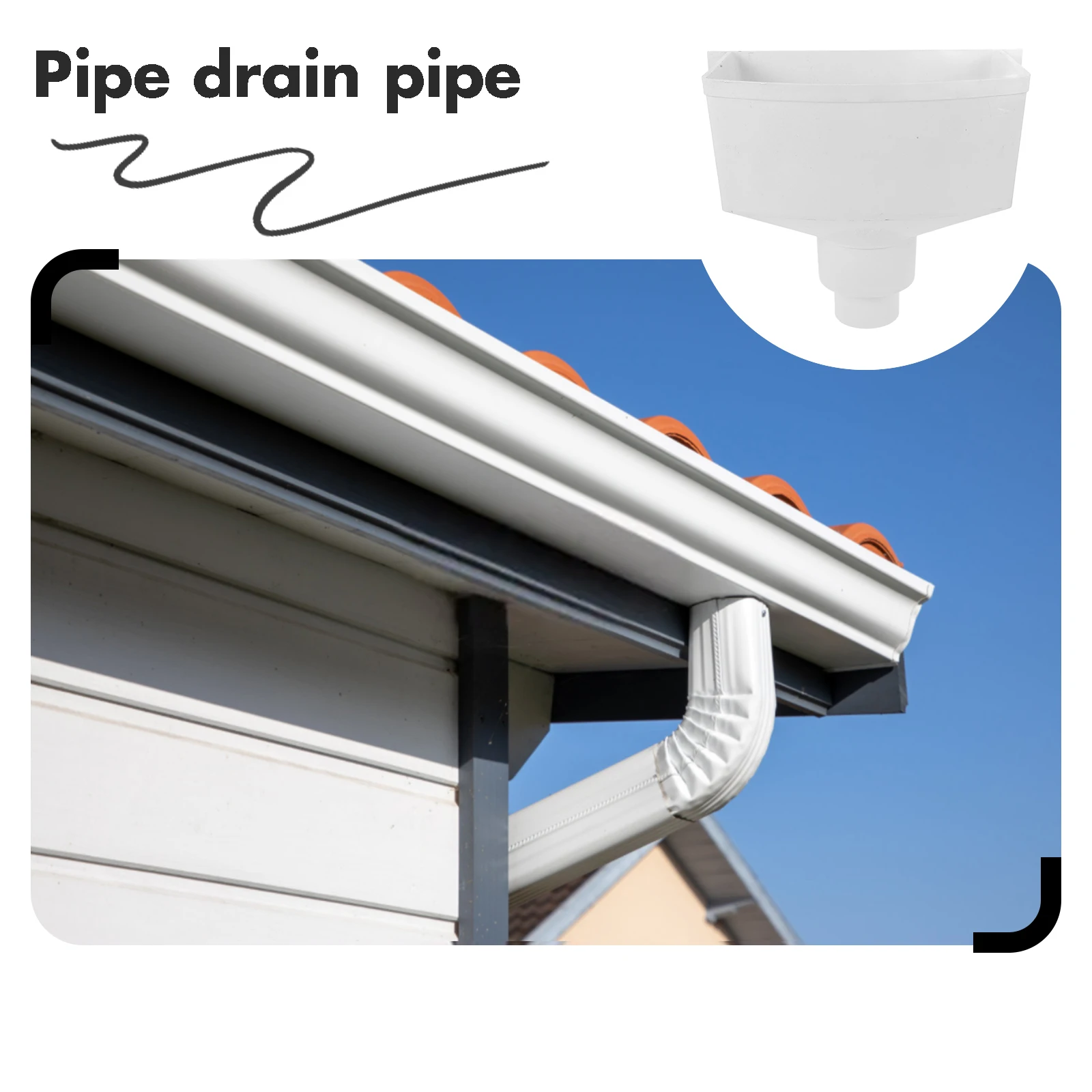 PVC Water Bucket Drain Pipe Adapter Accessories White Universal Rainwater Connector Wide Mouth Easy Install Durable Rain
PVC Water Bucket Drain Pipe Adapter Accessories White Universal Rainwater Connector Wide Mouth Easy Install Durable Rain