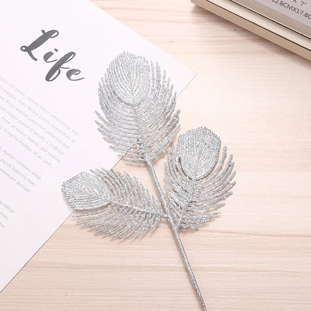 10Pcs Christmas Tree Decor Glitter Hollowed Leaves Artificial Simulated Leaves Xmas Leaf Ornament Glitter Powder
10Pcs Christmas Tree Decor Glitter Hollowed Leaves Artificial Simulated Leaves Xmas Leaf Ornament Glitter Powder