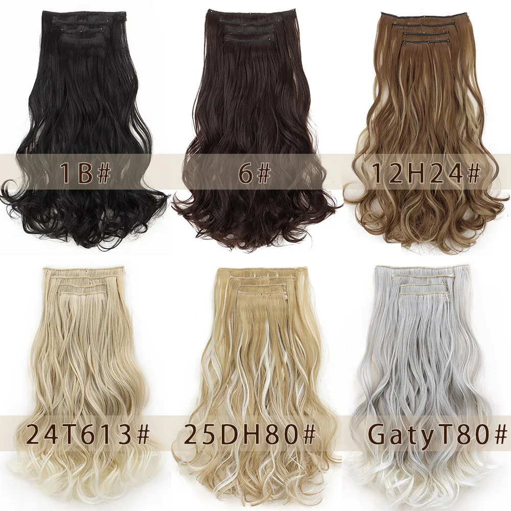 Synthetic Long Wavy Hair Extension Clips Set Four Pieces for Women Cosplay Daily Party Fashion Style Pear Flower Inspired
Synthetic Long Wavy Hair Extension Clips Set Four Pieces for Women Cosplay Daily Party Fashion Style Pear Flower Inspired