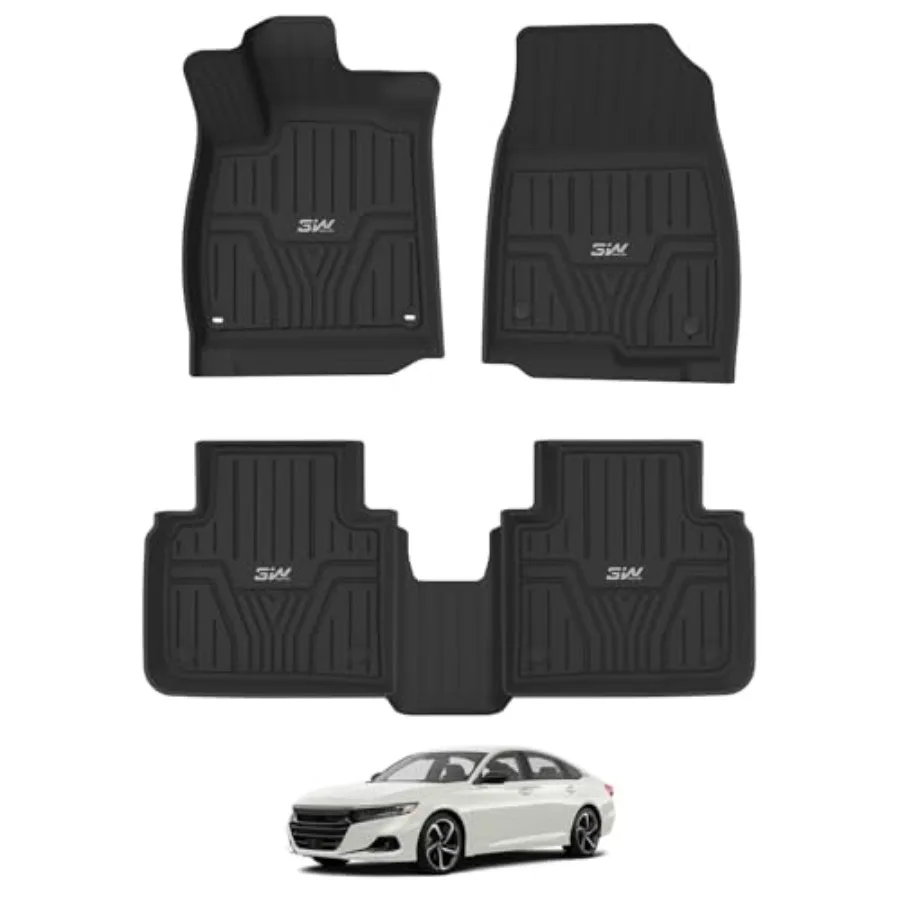 Floor Mats Fit for Honda Accord 2018-2022 Include Hybrid Models Custom Fit Floor Liner for 1st 2nd Row Full Set TPE All-Weather
Floor Mats Fit for Honda Accord 2018-2022 Include Hybrid Models Custom Fit Floor Liner for 1st 2nd Row Full Set TPE All-Weather