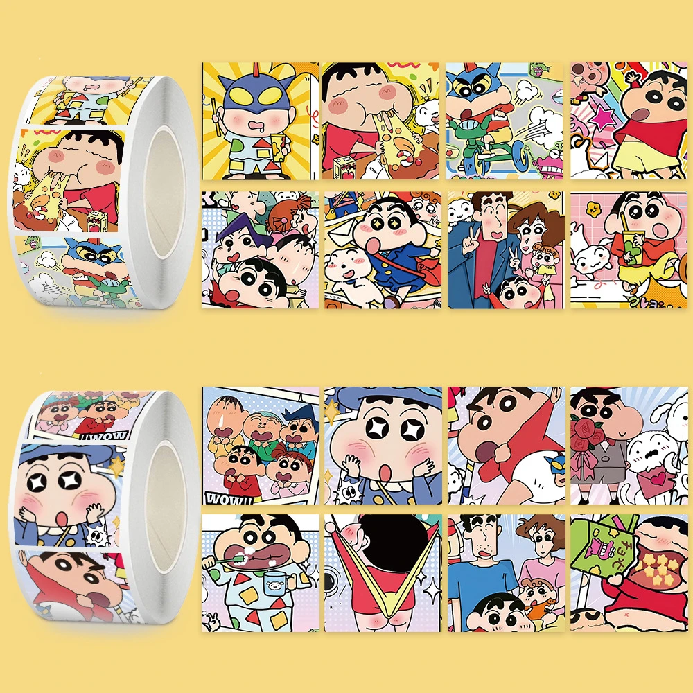 500pcs/Roll Crayon Shin-chan Anime Cartoon Sealing Sticker DIY PVC Laptop Decals Decoration Stiker Reward Gift Toys
500pcs/Roll Crayon Shin-chan Anime Cartoon Sealing Sticker DIY PVC Laptop Decals Decoration Stiker Reward Gift Toys