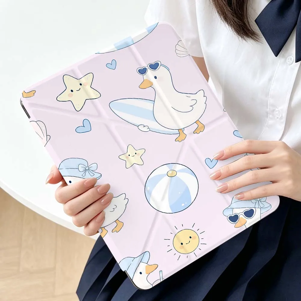 Popular Cartoon Duck Soft For Apple iPad Air A16 4 5 11th 10th 7th 11 12.9 13 10.5 inch Gen 3Y Tablet Case
Popular Cartoon Duck Soft For Apple iPad Air A16 4 5 11th 10th 7th 11 12.9 13 10.5 inch Gen 3Y Tablet Case