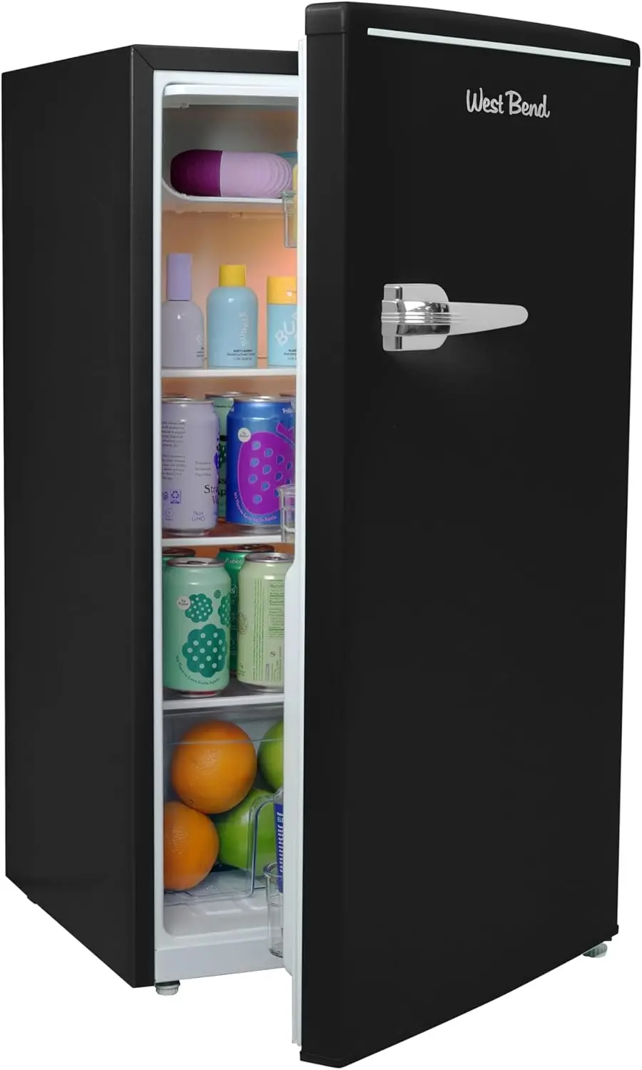 Mini Fridge for Bedroom, Office, Dorm - Retro 3.0 Cu.Ft., Black, Adjustable Temp, Glass Shelves
Mini Fridge for Bedroom, Office, Dorm - Retro 3.0 Cu.Ft., Black, Adjustable Temp, Glass Shelves