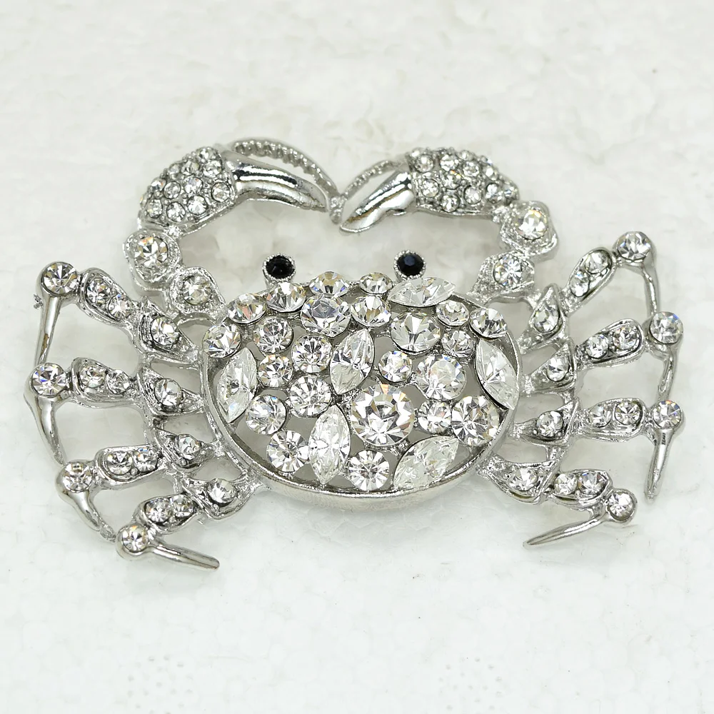 60pcs/ot Mixed Color (Can Notes Color) Wholesale Rhinestone Crab Pin brooches Pendant C101854
60pcs/ot Mixed Color (Can Notes Color) Wholesale Rhinestone Crab Pin brooches Pendant C101854