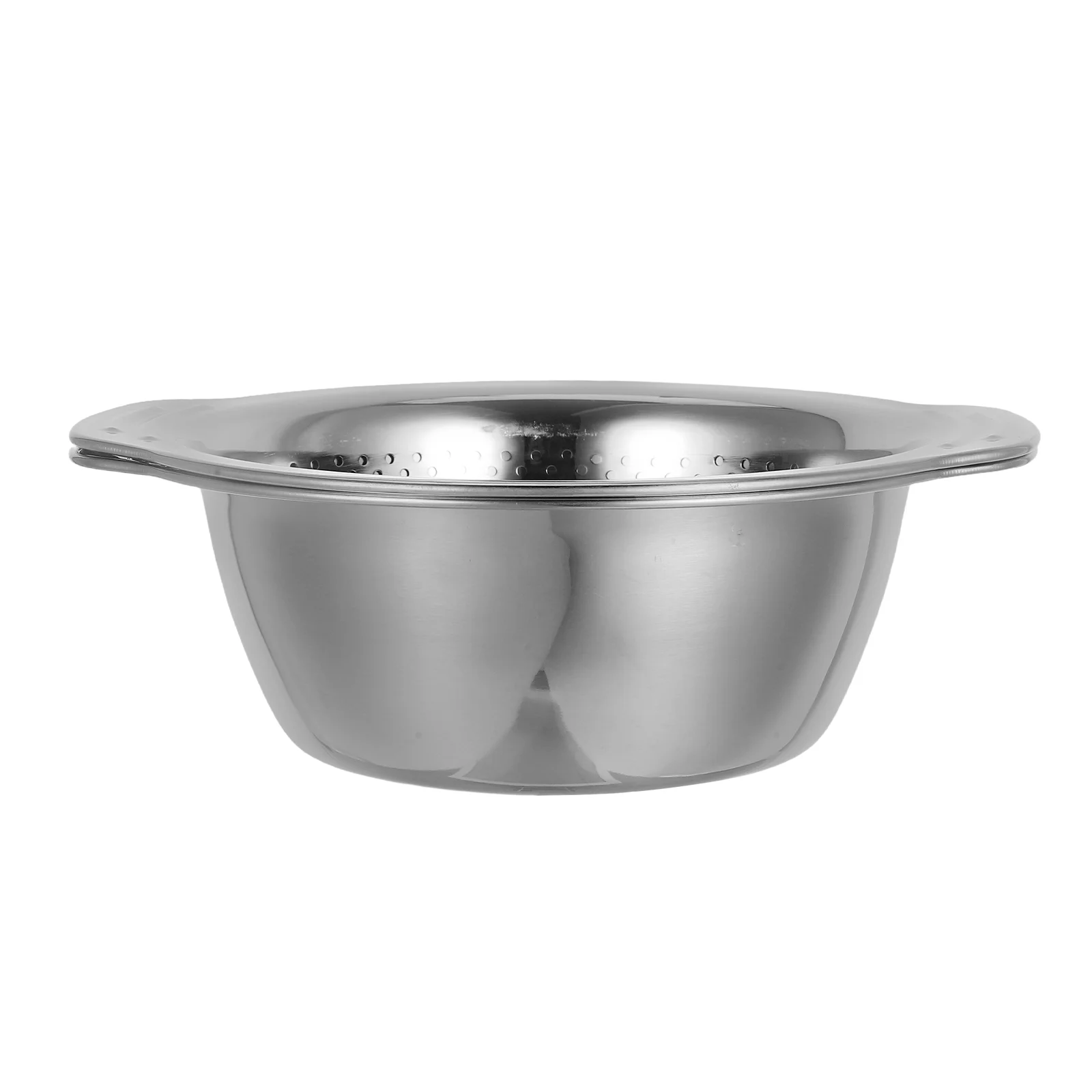 2 Pcs Stainless Steel Vegetable Wash Basin Colander Bowl Washing Dishes Fruit Drainer for Food Multifunctional Draining Basket
2 Pcs Stainless Steel Vegetable Wash Basin Colander Bowl Washing Dishes Fruit Drainer for Food Multifunctional Draining Basket