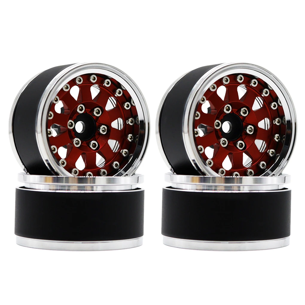 RCGOFOLLOW Metal Wheel Rims With 1/10 SCX10 D90 TRX4 TF2 CC01 Capra RC Car Crawler Car Upgrade Part
RCGOFOLLOW Metal Wheel Rims With 1/10 SCX10 D90 TRX4 TF2 CC01 Capra RC Car Crawler Car Upgrade Part