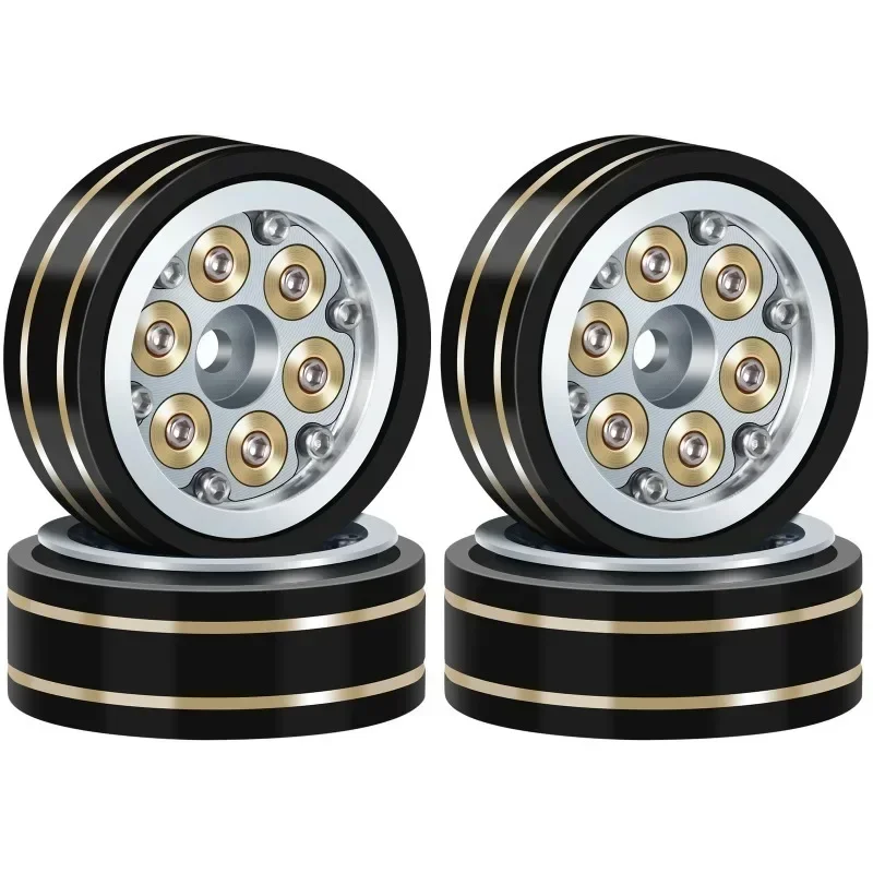 4pcs 1.1" Counterweight Brass Beadlock Wheel Rims Tires HUB for Axial SCX24 TRX4M FCX24 1/24 1/18
4pcs 1.1" Counterweight Brass Beadlock Wheel Rims Tires HUB for Axial SCX24 TRX4M FCX24 1/24 1/18
