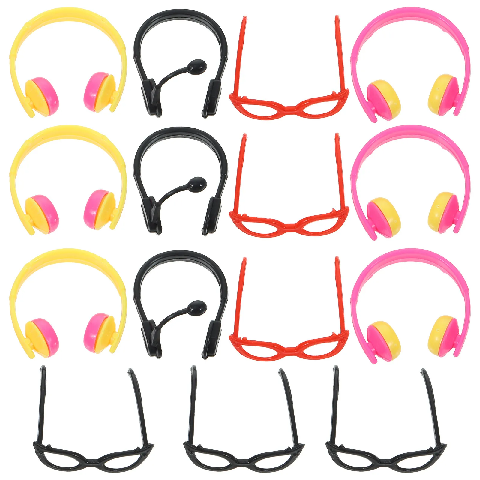 1Set Miniature Eyeglasses Headset for Plastic Small Fashionable Dress-Up Props DIY Decorative Accessories Pretend Play
1Set Miniature Eyeglasses Headset for Plastic Small Fashionable Dress-Up Props DIY Decorative Accessories Pretend Play