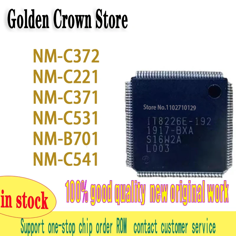 1pcs/lot New IT8226E-192 BX EC with program NM-C372 NM-C221 NM-C371 NM-C531 NM-B701 NM-C541
1pcs/lot New IT8226E-192 BX EC with program NM-C372 NM-C221 NM-C371 NM-C531 NM-B701 NM-C541