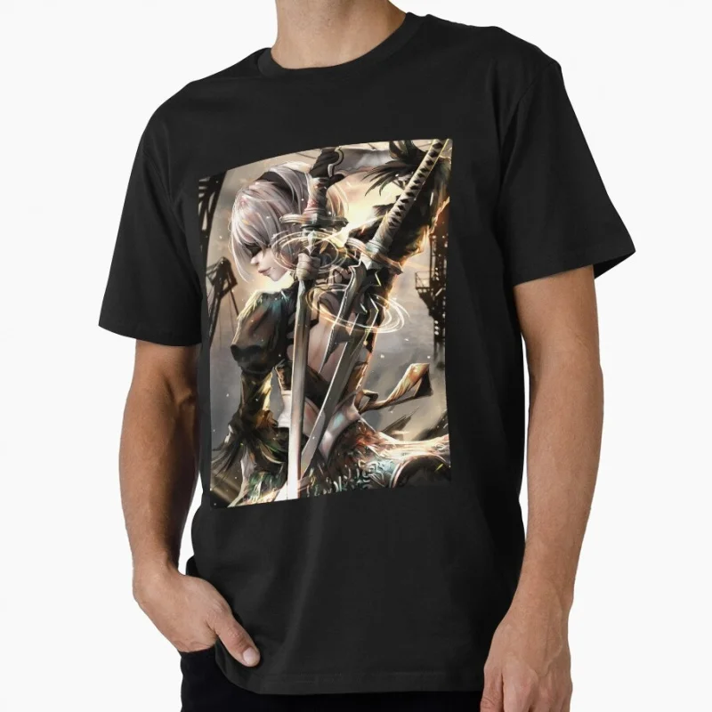 NIER AUTOMATA 2B Cyberpunk Anime Unisex Tee Gamer Gift Video Game Shirt 0704 Streetwear Clothing Sexy Waifu Graphic Tee S-6XL
NIER AUTOMATA 2B Cyberpunk Anime Unisex Tee Gamer Gift Video Game Shirt 0704 Streetwear Clothing Sexy Waifu Graphic Tee S-6XL