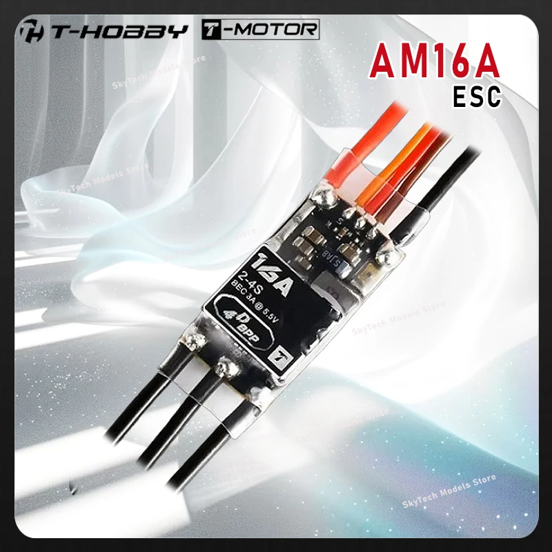 T-MOTOR T-HOBBY AM16A F3P ESC - 10A/16A/20A/40A 2-4S Lipo High Refresh Rate BEC for FPV Multi-axle
T-MOTOR T-HOBBY AM16A F3P ESC - 10A/16A/20A/40A 2-4S Lipo High Refresh Rate BEC for FPV Multi-axle
