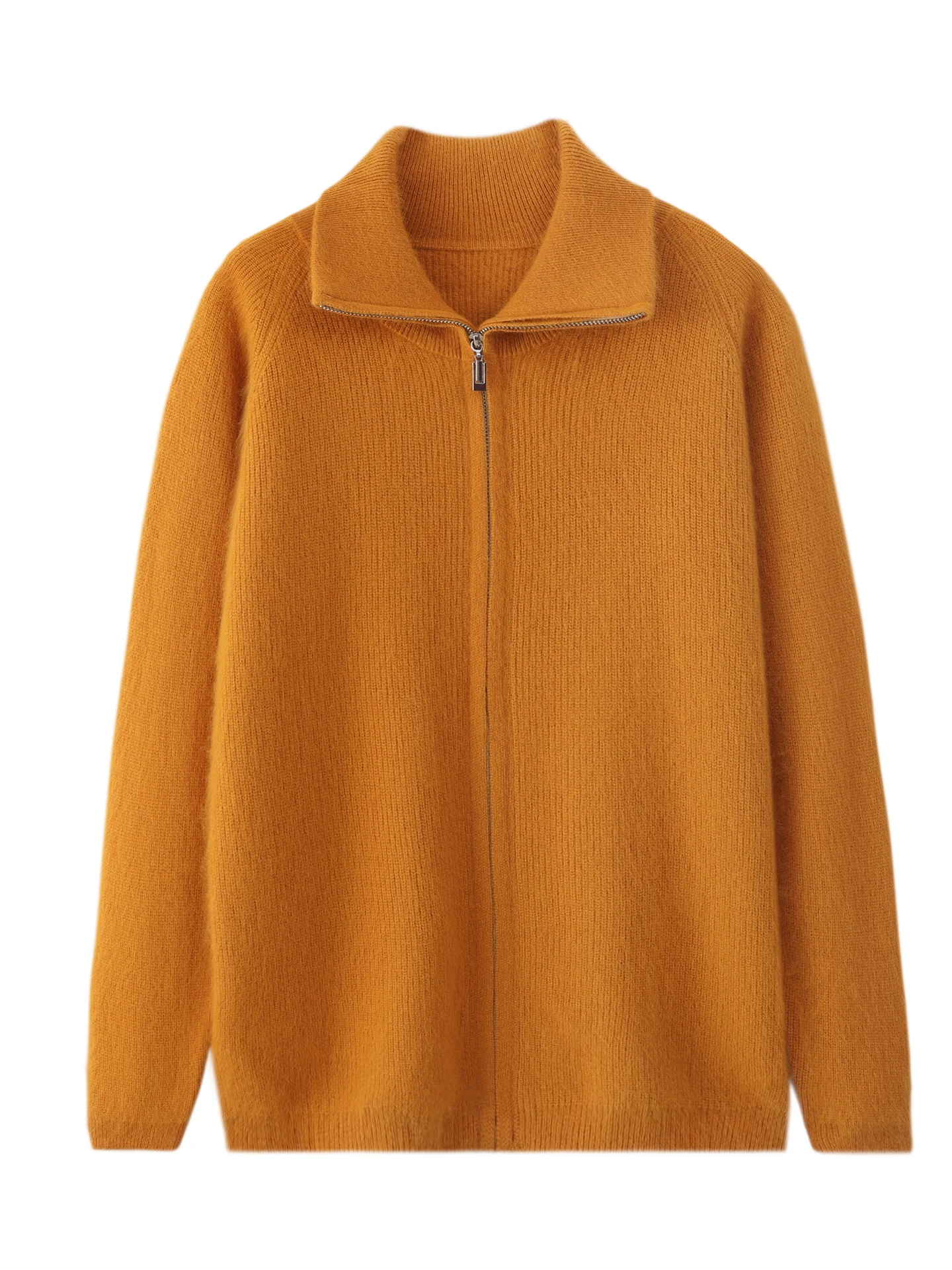 Autumn Winter 100% Mink Cashmere Sweater Women Knit Zipper Cardigan Jacket Casual Female Lapel Top Classic Woman Cashmere Coat
Autumn Winter 100% Mink Cashmere Sweater Women Knit Zipper Cardigan Jacket Casual Female Lapel Top Classic Woman Cashmere Coat