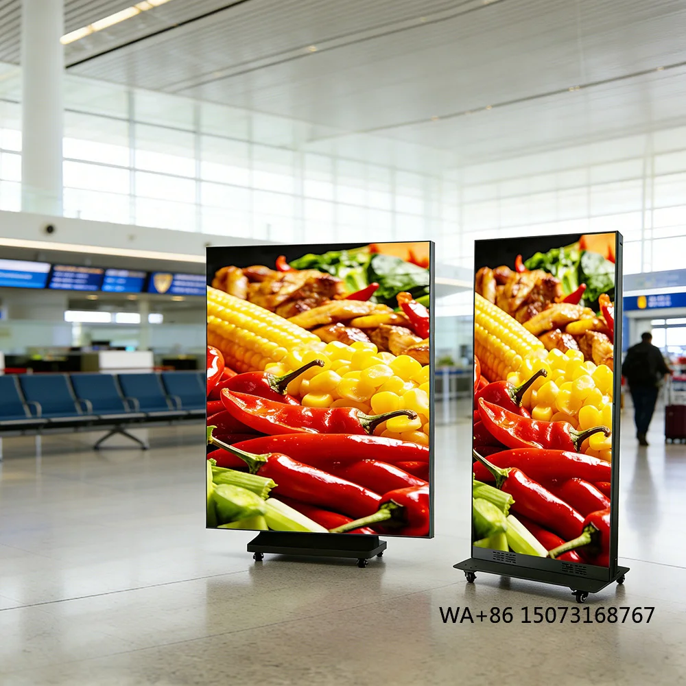 Full Color Digital Display Triple Foldable Screen All-in-one Machine Double Sided Anime Led Poster Video for Advertising
Full Color Digital Display Triple Foldable Screen All-in-one Machine Double Sided Anime Led Poster Video for Advertising
