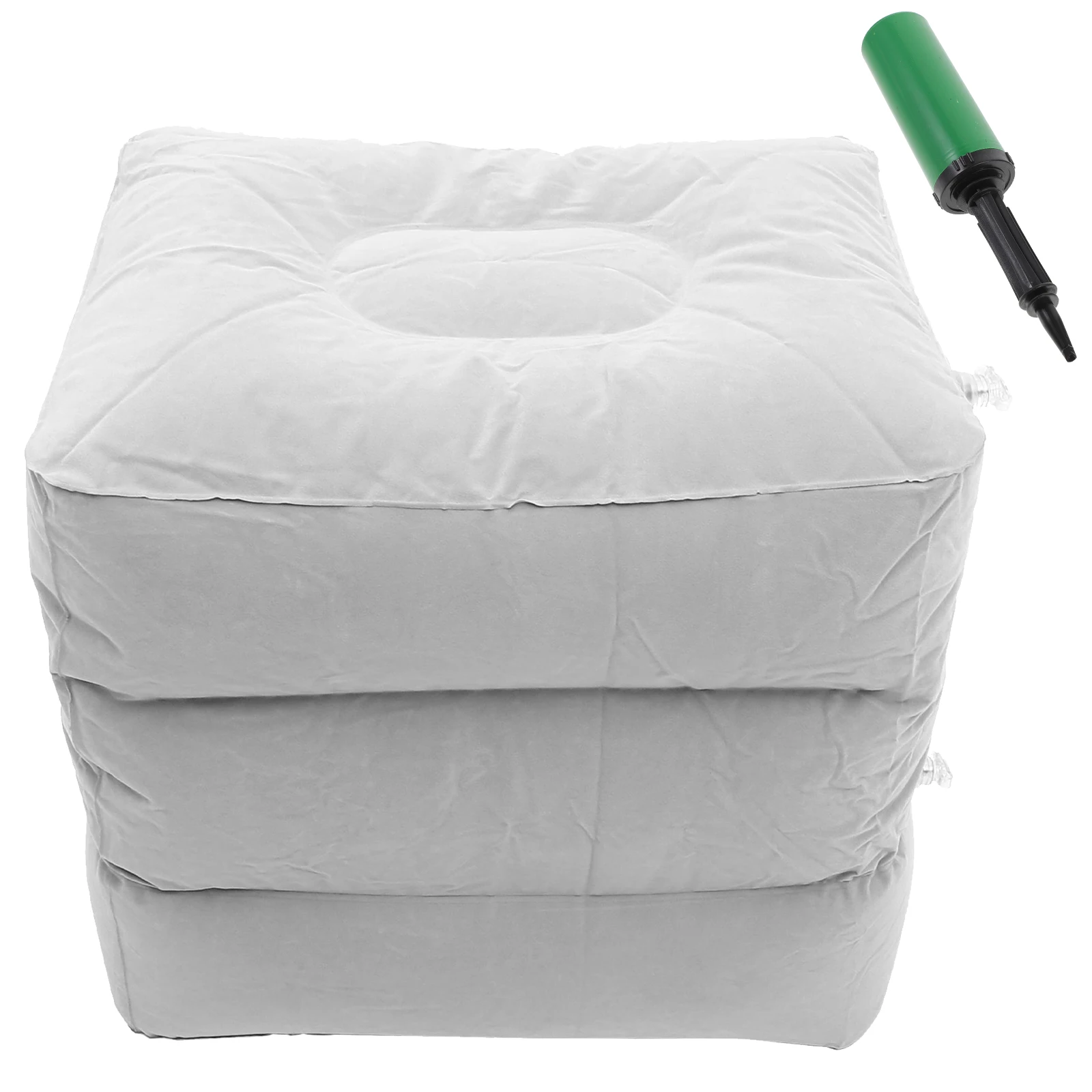 Inflatable Foot Rest Pillow Quick Deflating Travel Airplane Car Train Office Home PVC Flocking Fabric Adjustable Heights
Inflatable Foot Rest Pillow Quick Deflating Travel Airplane Car Train Office Home PVC Flocking Fabric Adjustable Heights