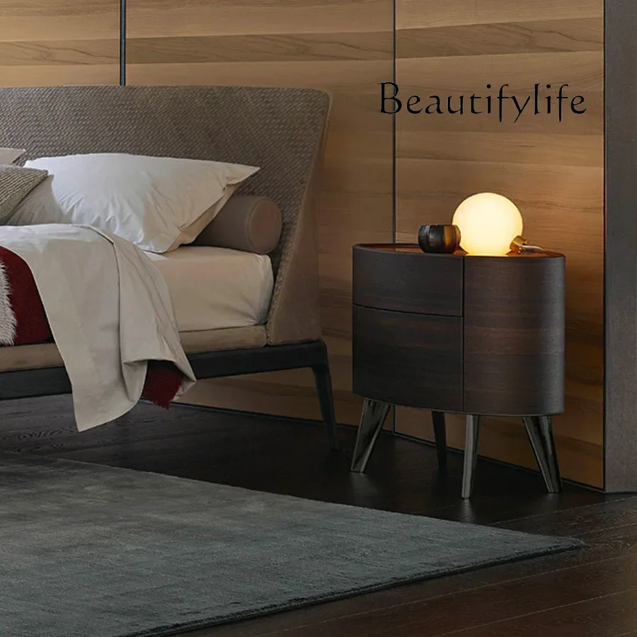 designer bedroom oval high-end fashion high-end Italian minimalist solid wood bedside table,
designer bedroom oval high-end fashion high-end Italian minimalist solid wood bedside table,